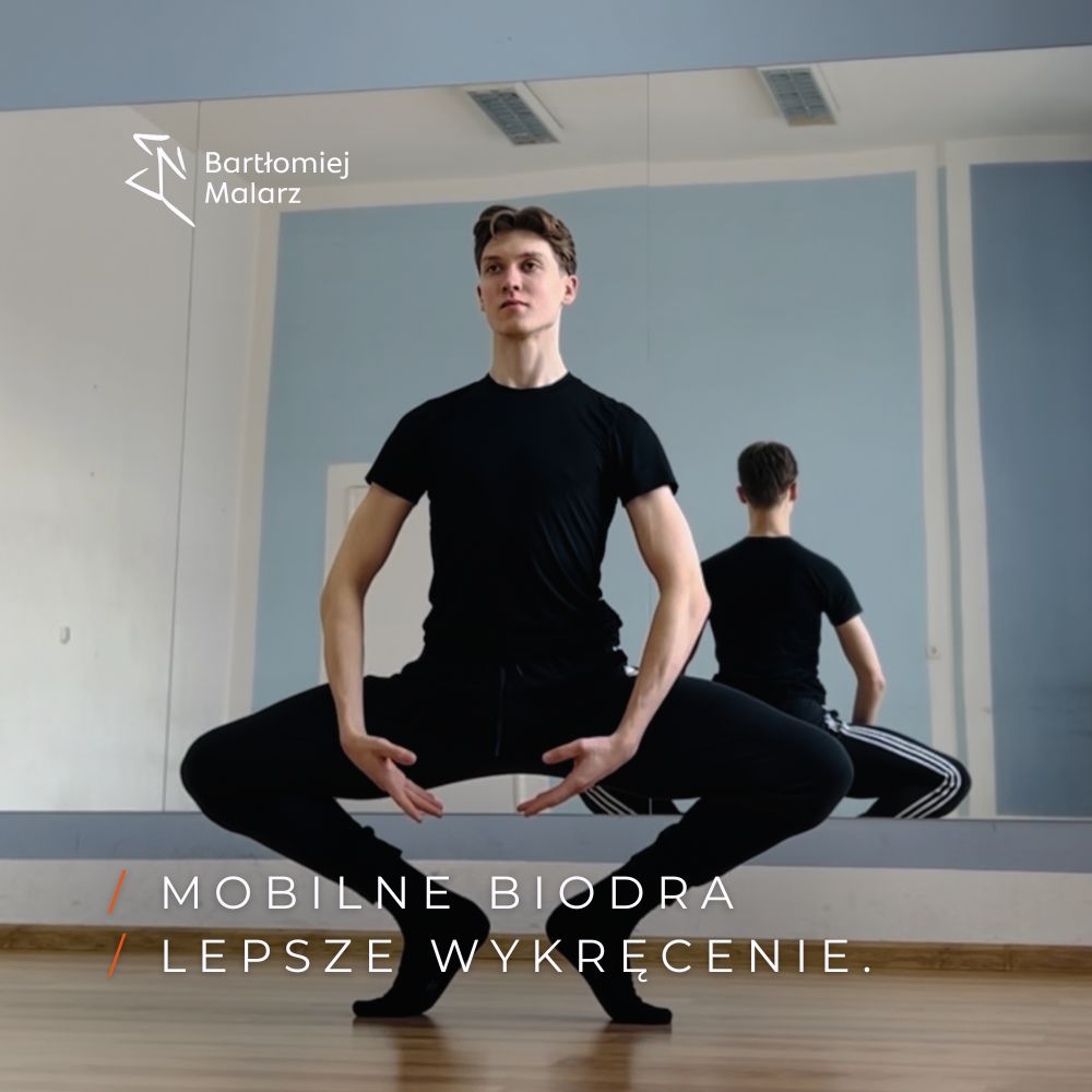 Biodra: ćwiczenia poprawiające mobilność i wykręcenie.